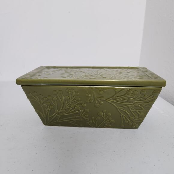 Earthenware, "Let Us Entertain You" NEW, Casserole Dish, Loaf Pan - Picture 9 of 11